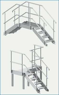 escaleras 1 - Escaleras y pasarelas